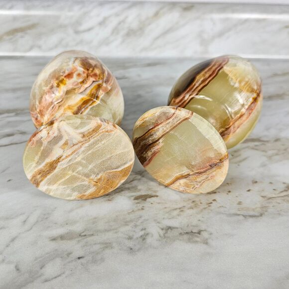 Green onyx wine glass set, champagne glasses, goblets Christmas gift for couple - Picture 7 of 8